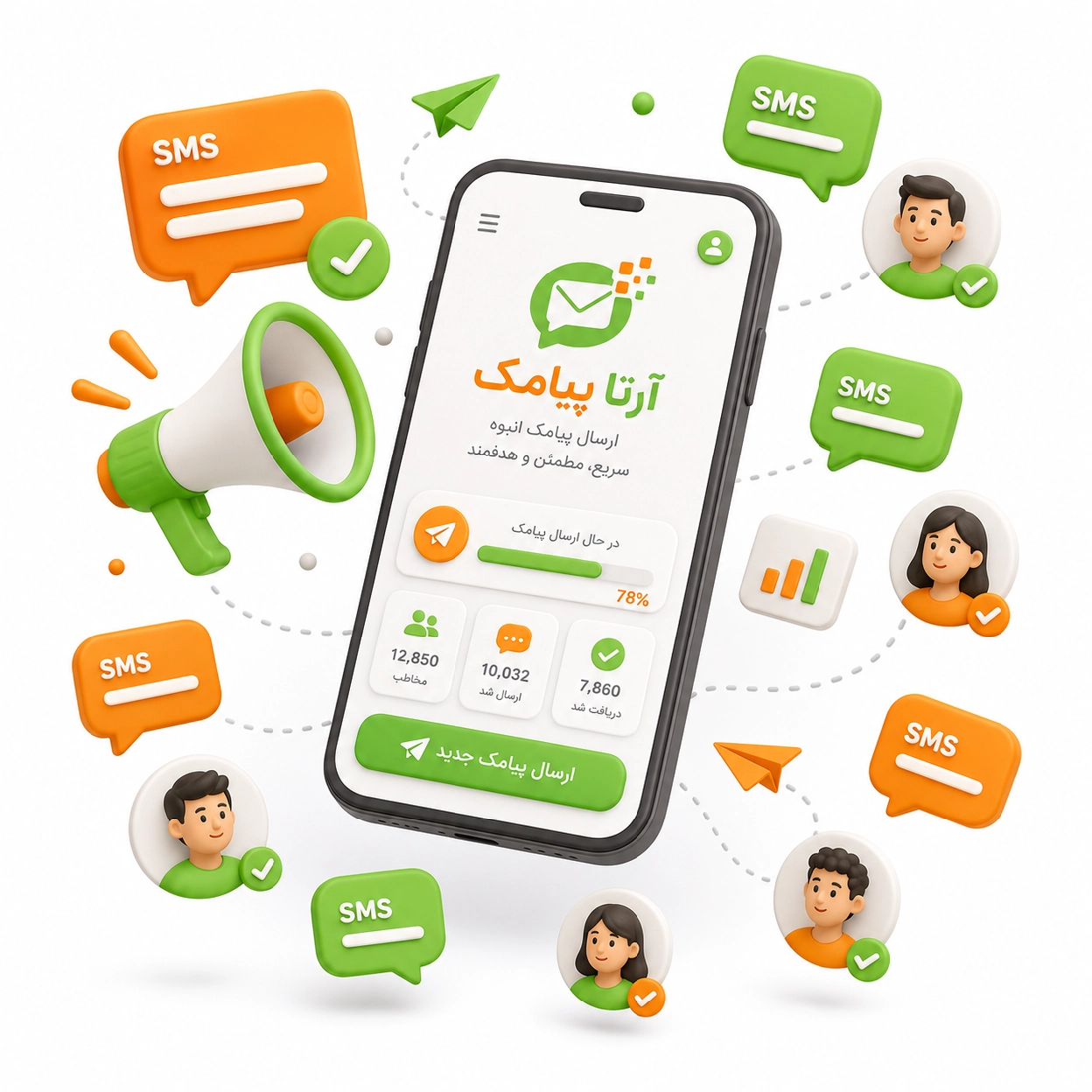 ارسال پیامک انبوه
